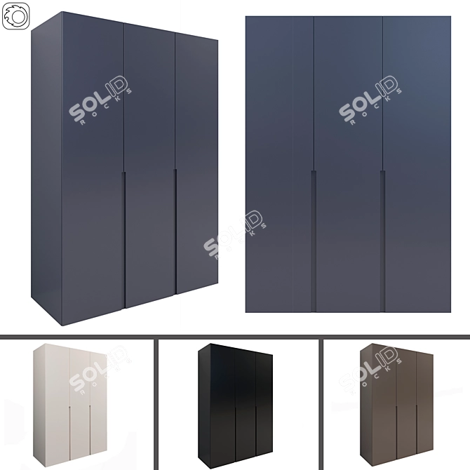 Orson Total Wardrobe: Modern Design 3D model image 1