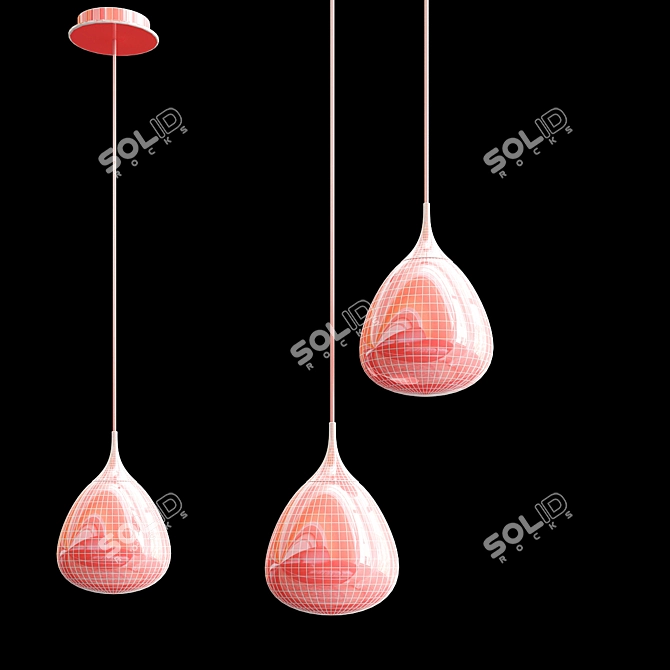 GOCCE Pendant Light: Sleek and Stylish 3D model image 3