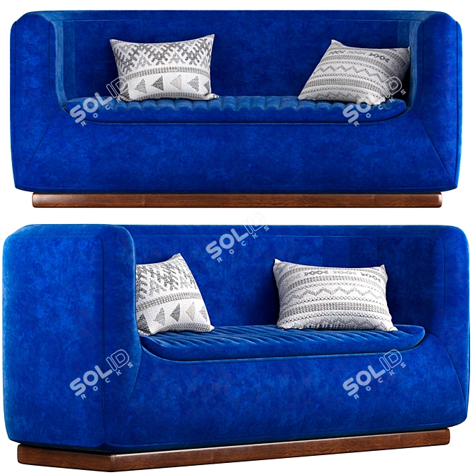 Modern 2014 Sofa: Elegant Design 3D model image 2