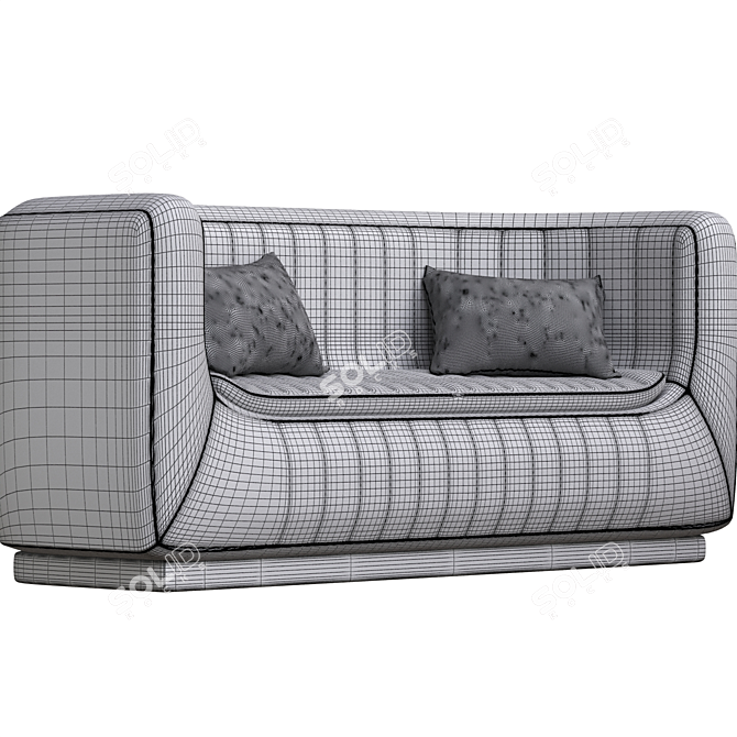 Modern 2014 Sofa: Elegant Design 3D model image 4