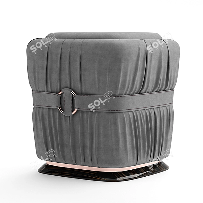 Luxury Diamond Pouf 3D model image 4