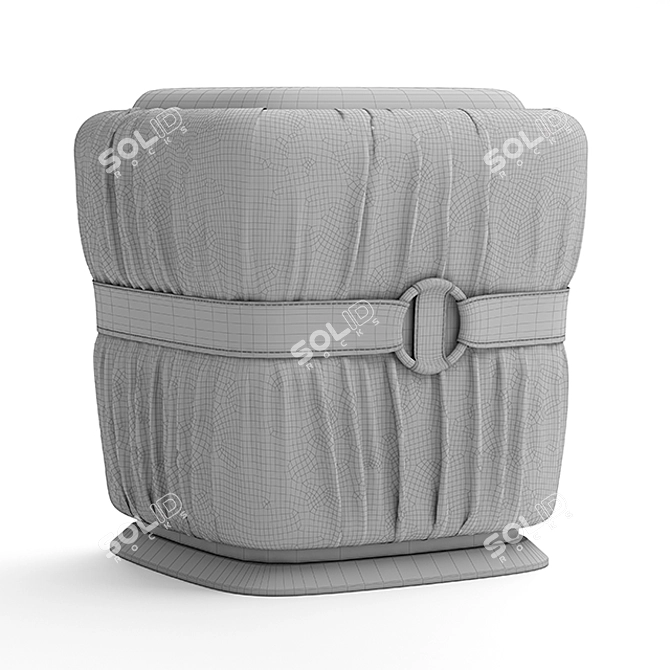 Luxury Diamond Pouf 3D model image 6