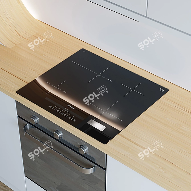 Custom Design Kitchen Set 3D model image 39