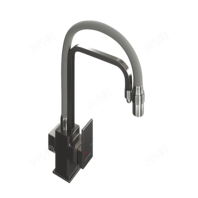 Gappo Kitchen Faucet: Sleek & Versatile 3D model image 3