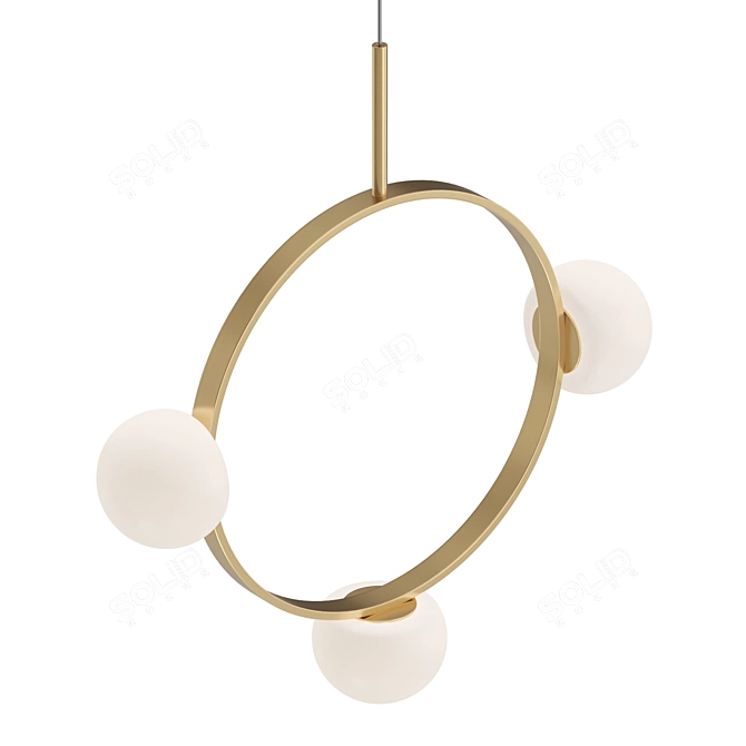 Modern LED Pendant Lampatron JOSS 3 3D model image 2