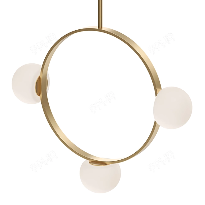 Modern LED Pendant Lampatron JOSS 3 3D model image 3