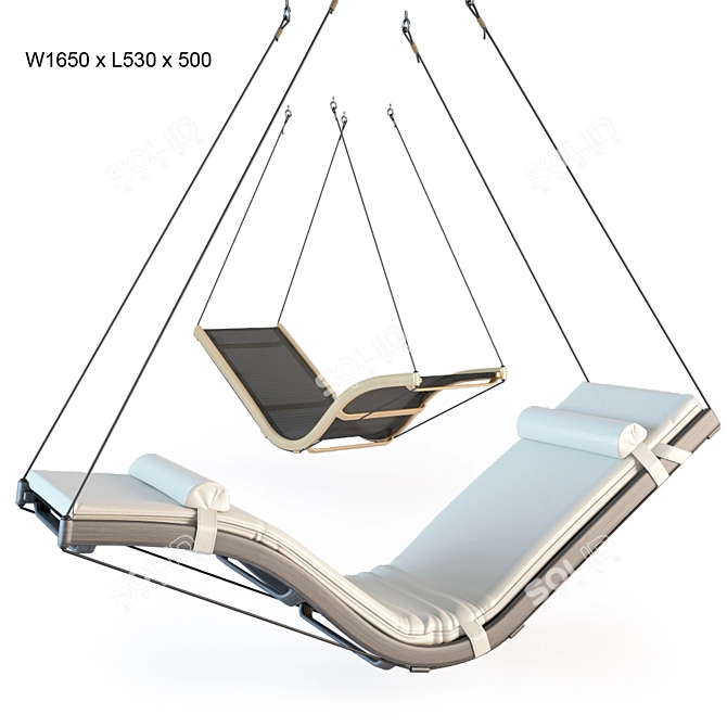 RelaxTex Wellness Lounger 3D model image 1