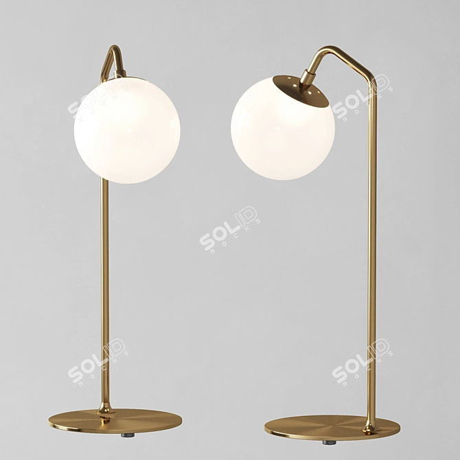 Loire Table Lamp: Elegant Illumination for Your Home 3D model image 1