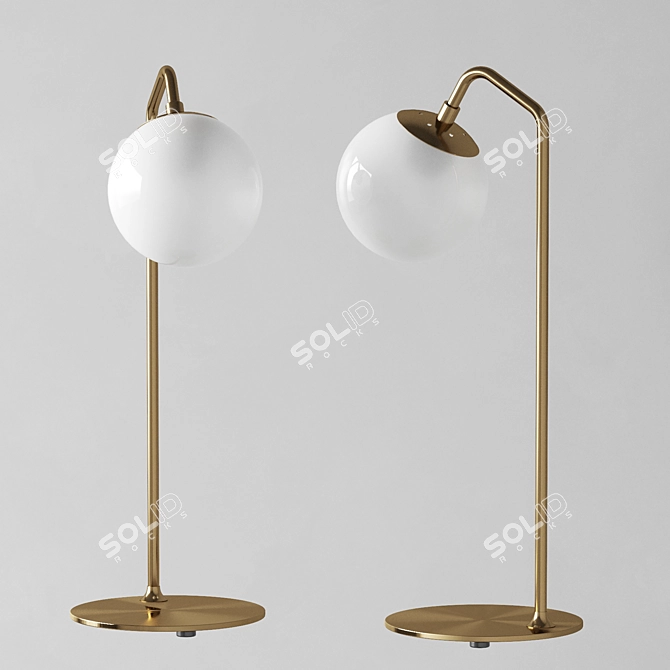 Loire Table Lamp: Elegant Illumination for Your Home 3D model image 2