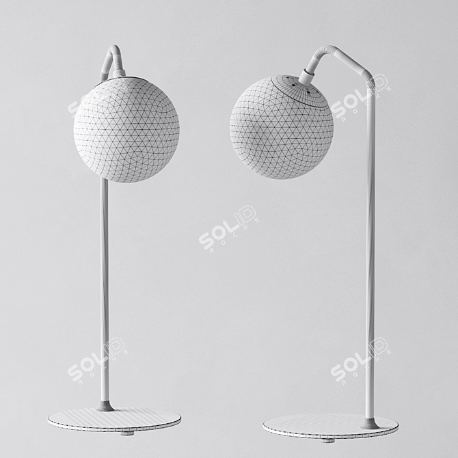 Loire Table Lamp: Elegant Illumination for Your Home 3D model image 3