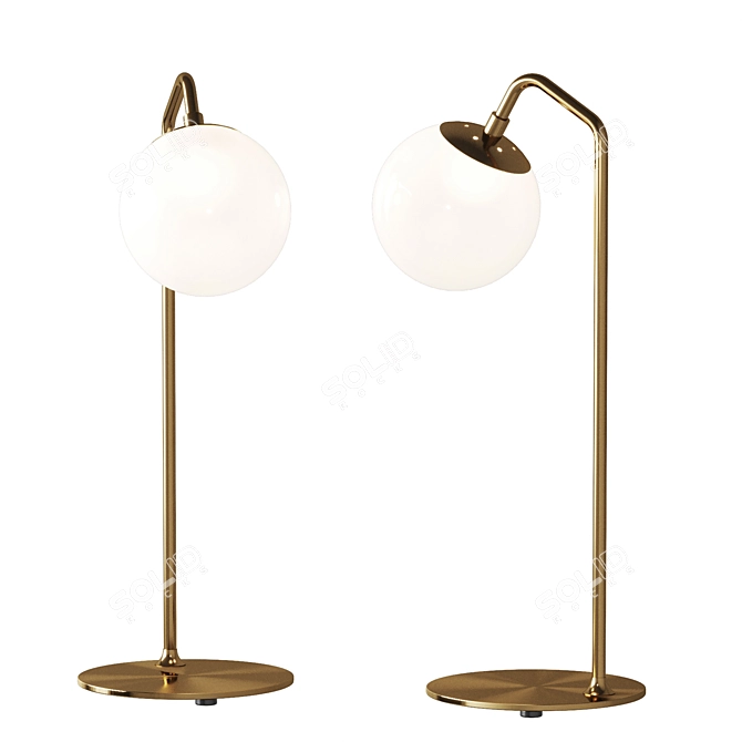 Loire Table Lamp: Elegant Illumination for Your Home 3D model image 4