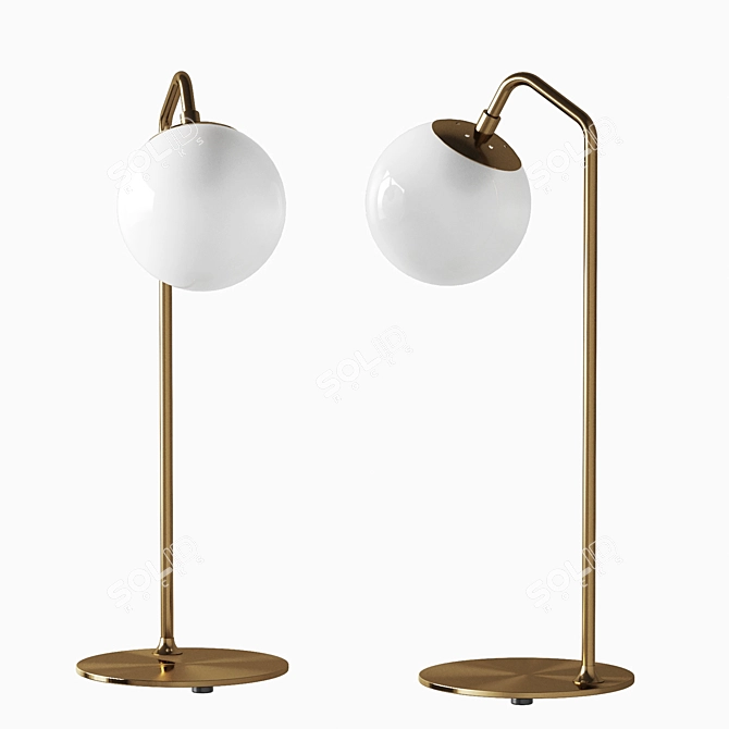 Loire Table Lamp: Elegant Illumination for Your Home 3D model image 5