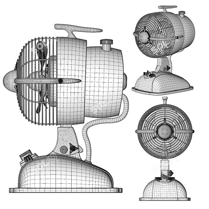 Fanimation UrbanJet - 6" Ceiling Fan 3D model image 6