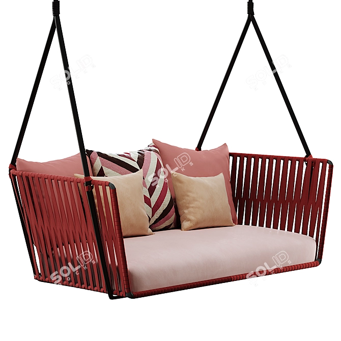 Kettal Bitta Swing: Stylish Outdoor Relaxation 3D model image 1