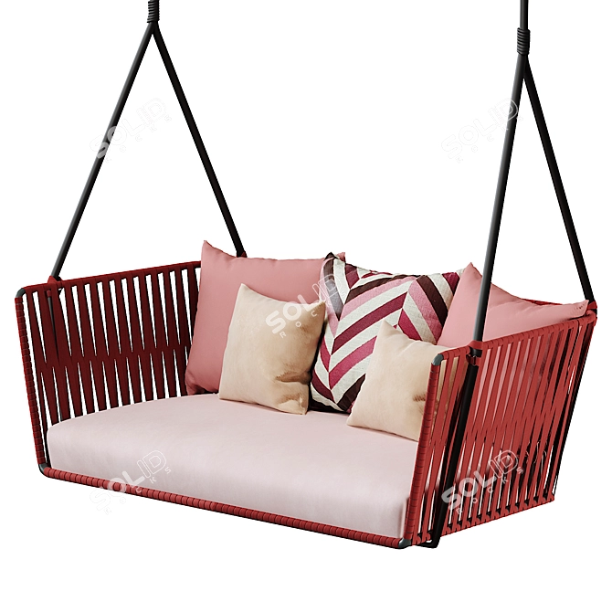 Kettal Bitta Swing: Stylish Outdoor Relaxation 3D model image 3
