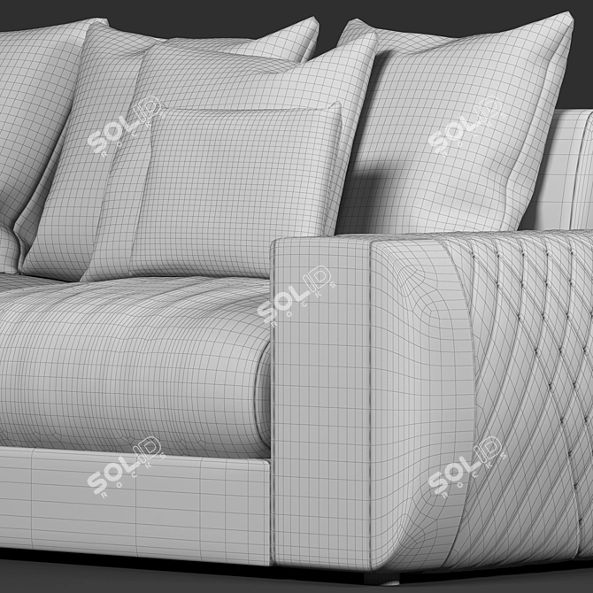 Luxurious Bentley Stowe Sofa 3D model image 5