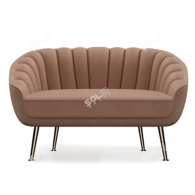 Alison Cork's Primrose Sofa 3D model image 1