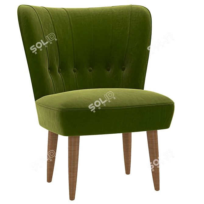 Modern Armchair: 3ds Max 2014, Corona Render 3D model image 1