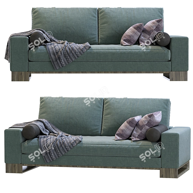 Elevate your living space with the stylish Sofa Terra by Sandon 3D model image 7