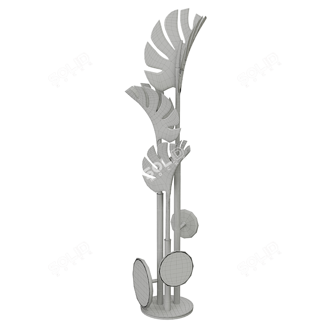 Elegant Callia Floor Lamp 3D model image 3