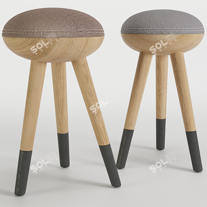 ErgoComfort Chair: Poly 25992 3D model image 2