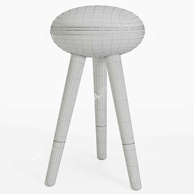 ErgoComfort Chair: Poly 25992 3D model image 6