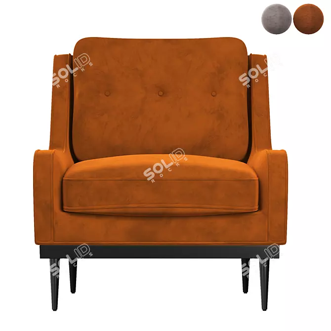 Sleek Jack Chair - 2015 Model 3D model image 2