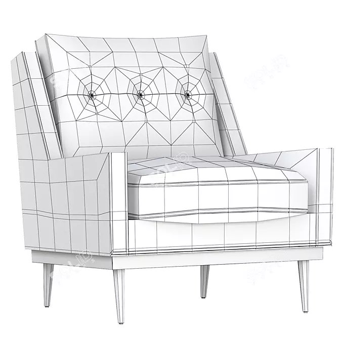 Sleek Jack Chair - 2015 Model 3D model image 5