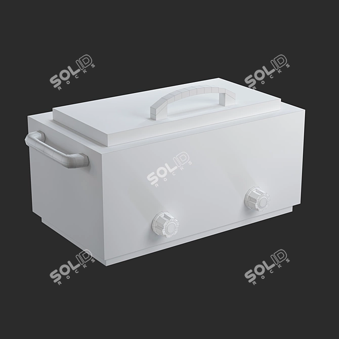 Low Poly Game Model Sterilizer 3D model image 2