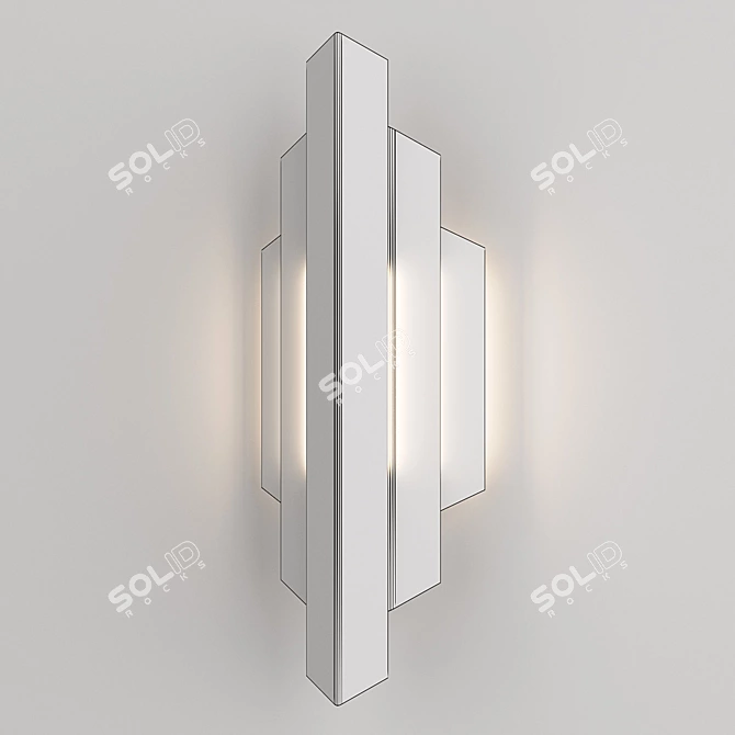 Deco Sconce - Elegant Wall Lighting 3D model image 4