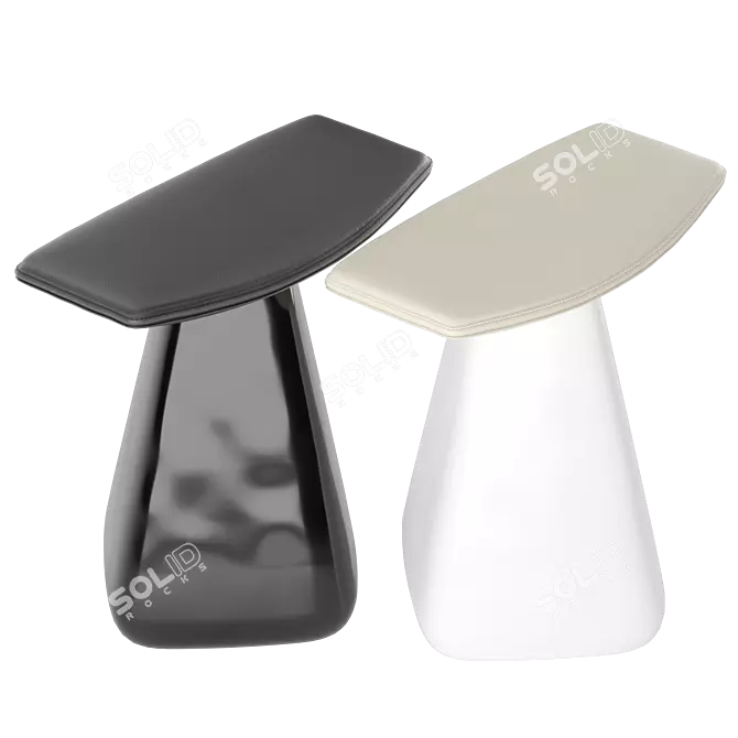 Delcourt's Dam Stool: Modern Elegance 3D model image 2