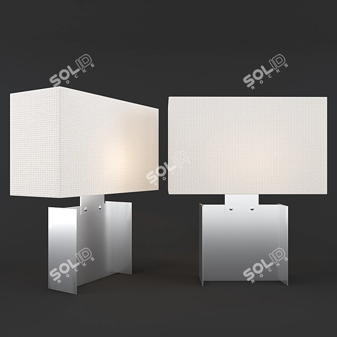 Elegant Beam Accent Lamp 3D model image 7