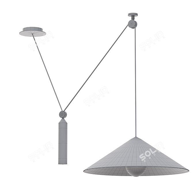 2014 Peso Pendant Light 3D model image 2