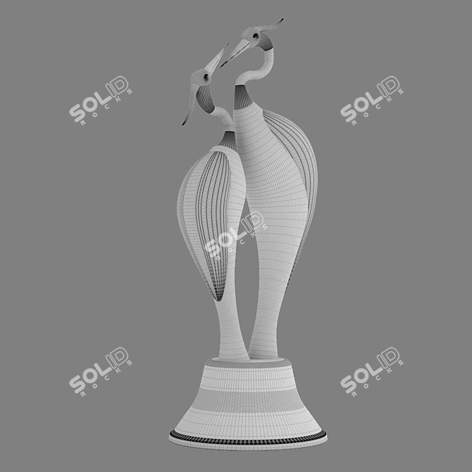 Sculpted Bird Statues for Sale 3D model image 8