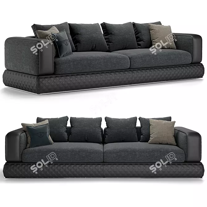 Luxury BENTLEY HOME Westbury Sofa 3D model image 3