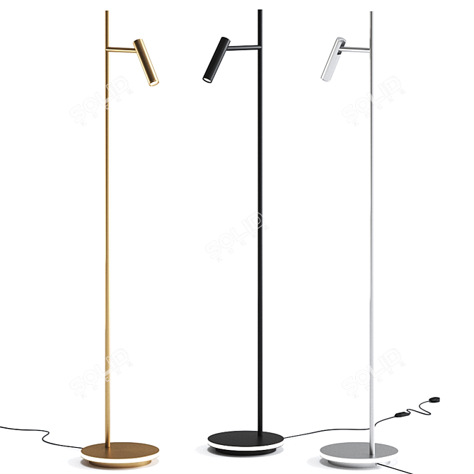 ESTUDIO LED Metal Floor Lamp 3D model image 2