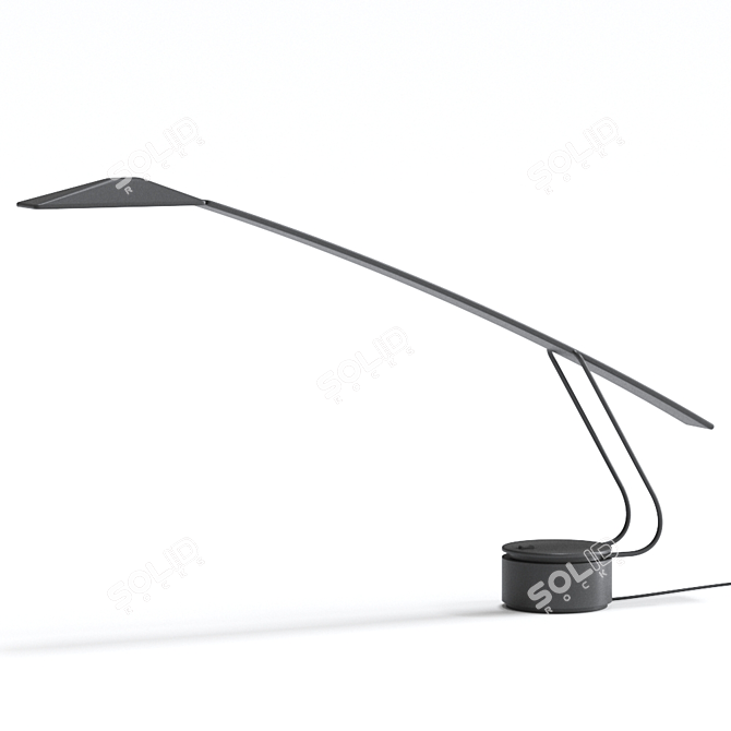 Elegant Dove Table Lamp: Italian Design 3D model image 3