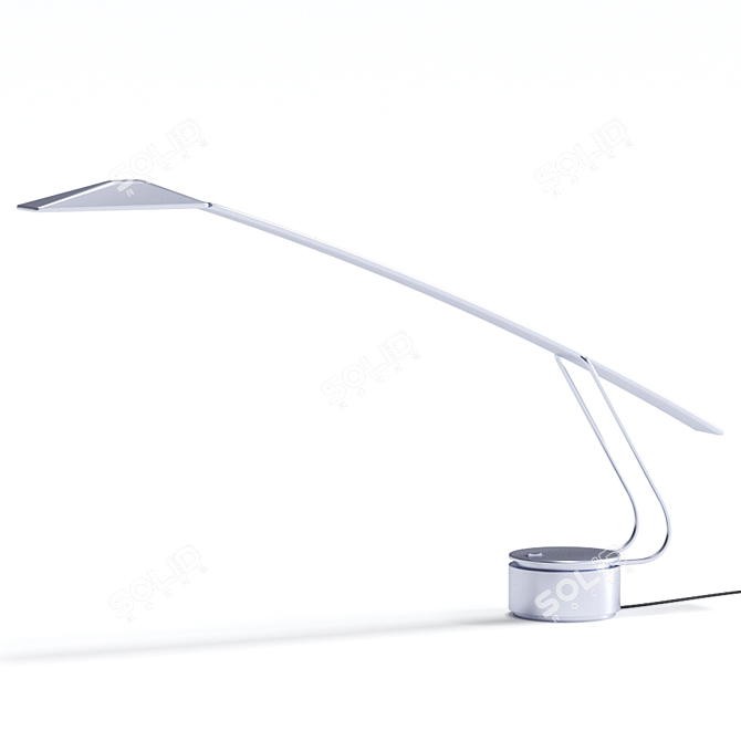 Elegant Dove Table Lamp: Italian Design 3D model image 4