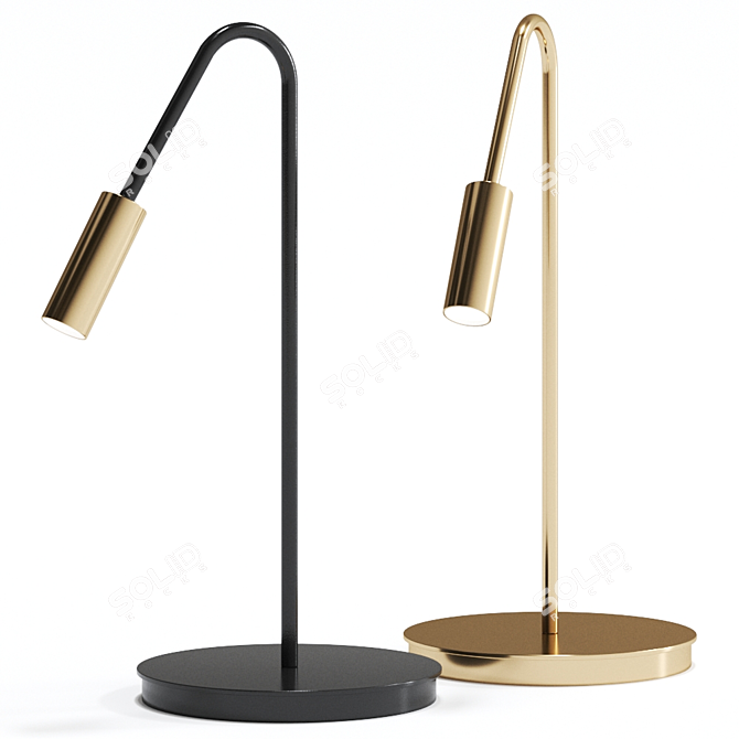 Sleek VOLTA LED Table Lamp 3D model image 2