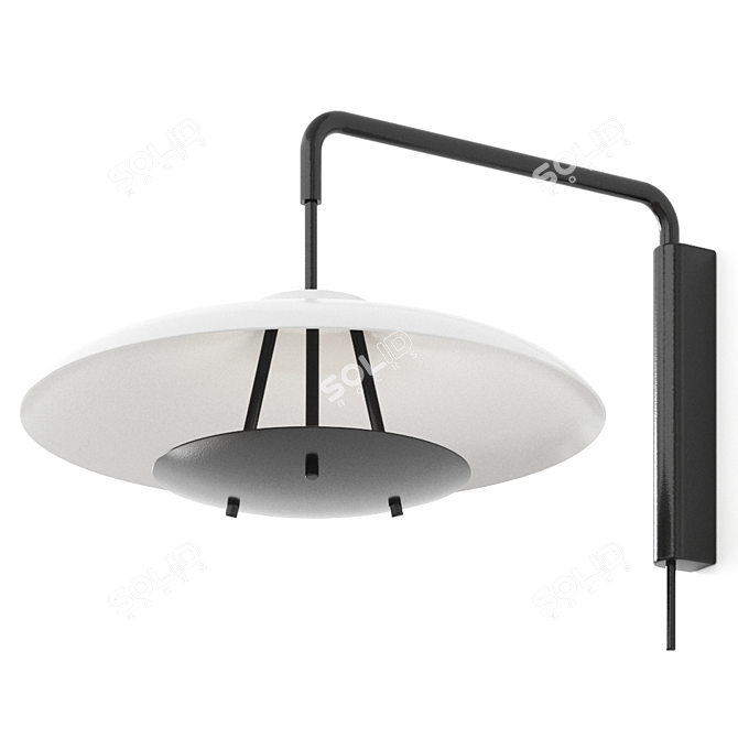 Stellar Works HARO Wall Lamp - Stylish Illumination 3D model image 2