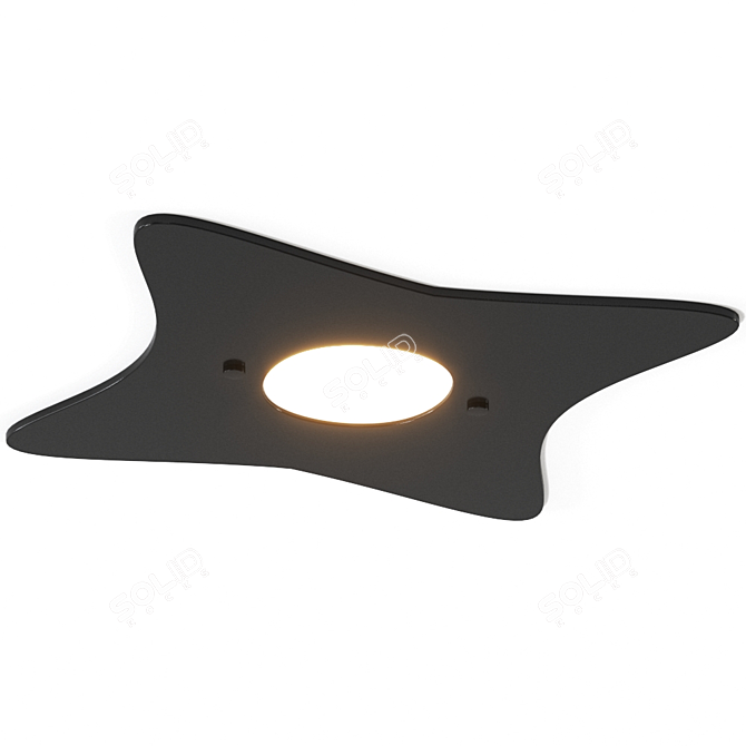 Metal Lux MANTA Ceiling Light 3D model image 2