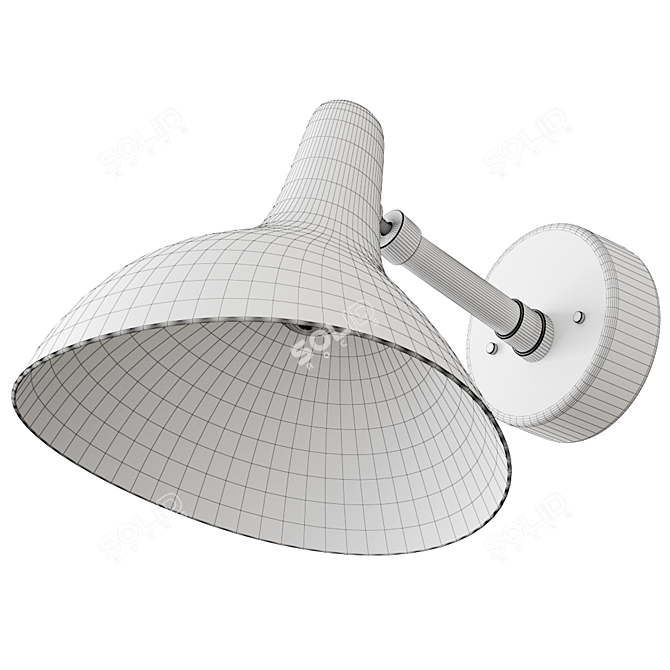 MANTIS BS5 BL Wall Light 3D model image 3