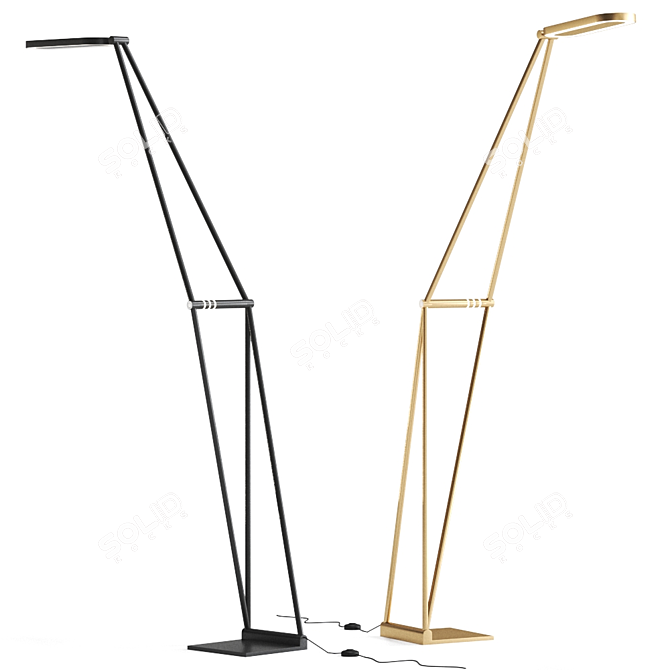 Makris WAYD: Contemporary Floor Lamp 3D model image 2