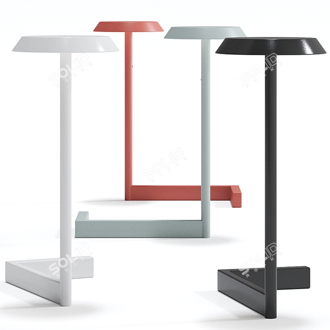Sleek 5970: Versatile Table Lamp 3D model image 1