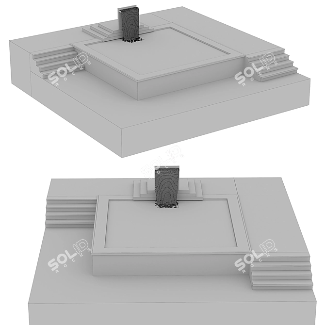 Serenity Falls Pool 3D model image 3