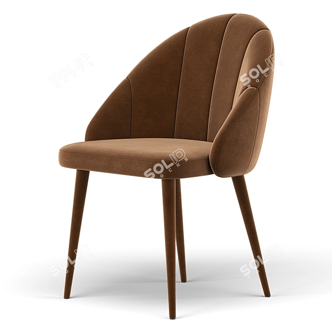 Modern Bruni Chair: Stylish and Comfortable 3D model image 4