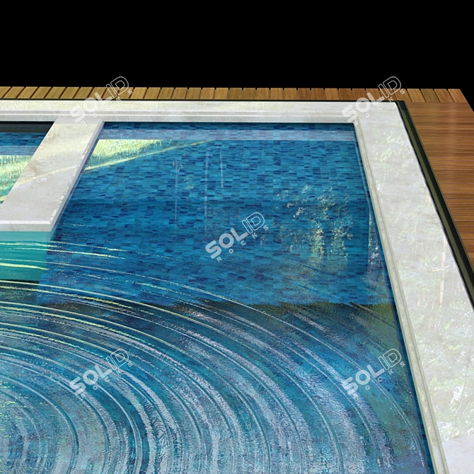 Refreshing Oasis: Swimming Pool 006 3D model image 3