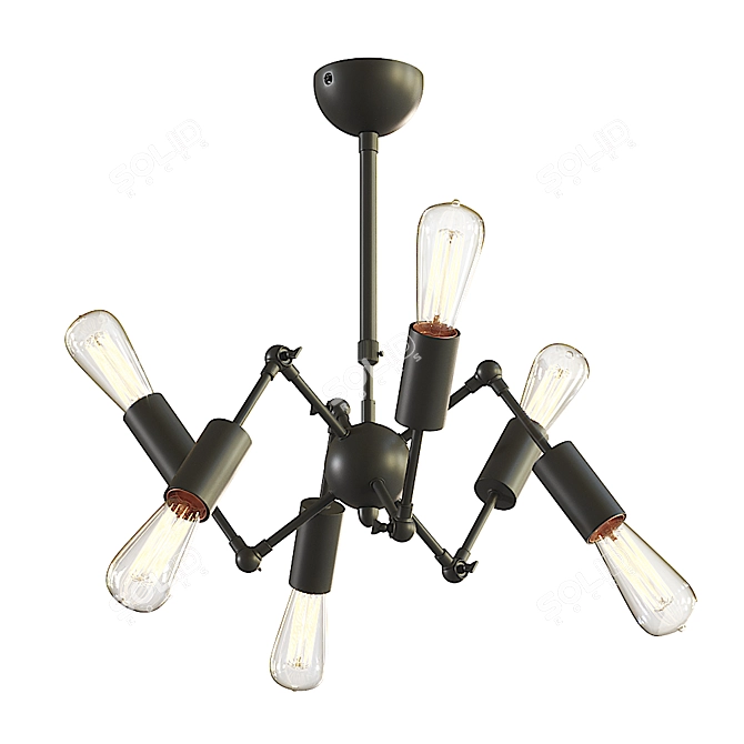 Arte Lamp Roots Pendant Light 3D model image 1