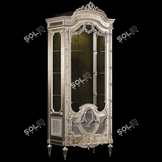 Elegant Louis Showcase 3D model image 3