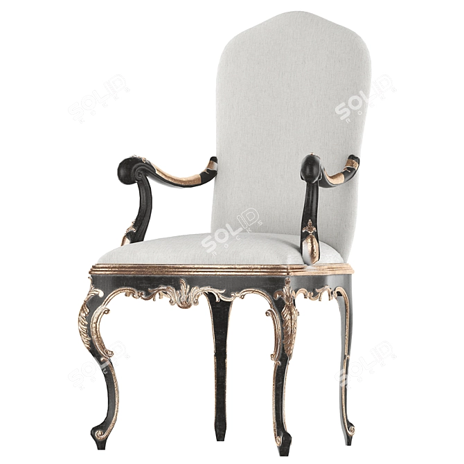 Elegant Roberto Giovannini Chairs 3D model image 1